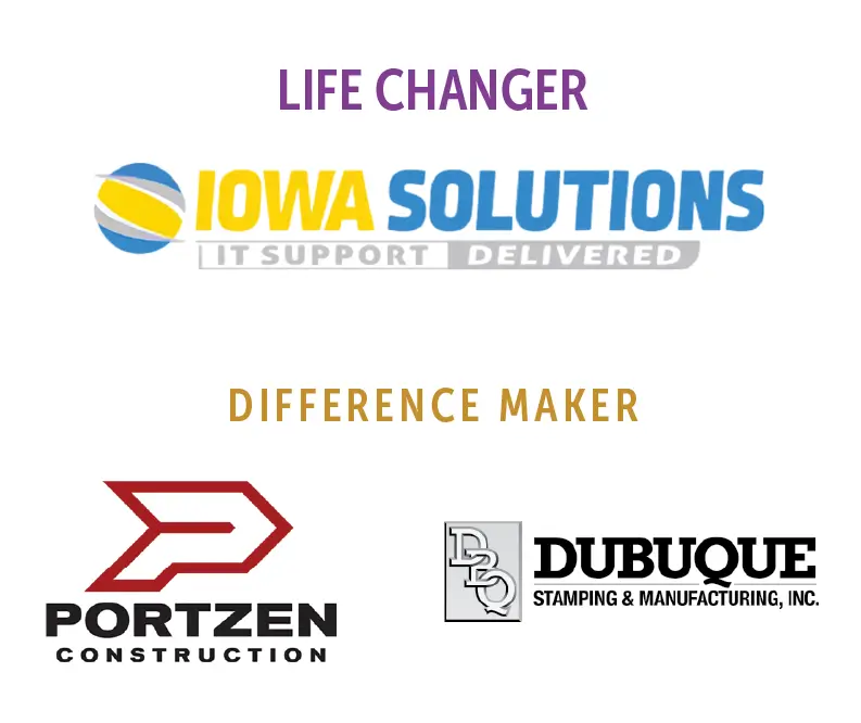 Sponsors: Iowa Solutions, Portzen, Dubuque Stamping & Manufacturing Inc.